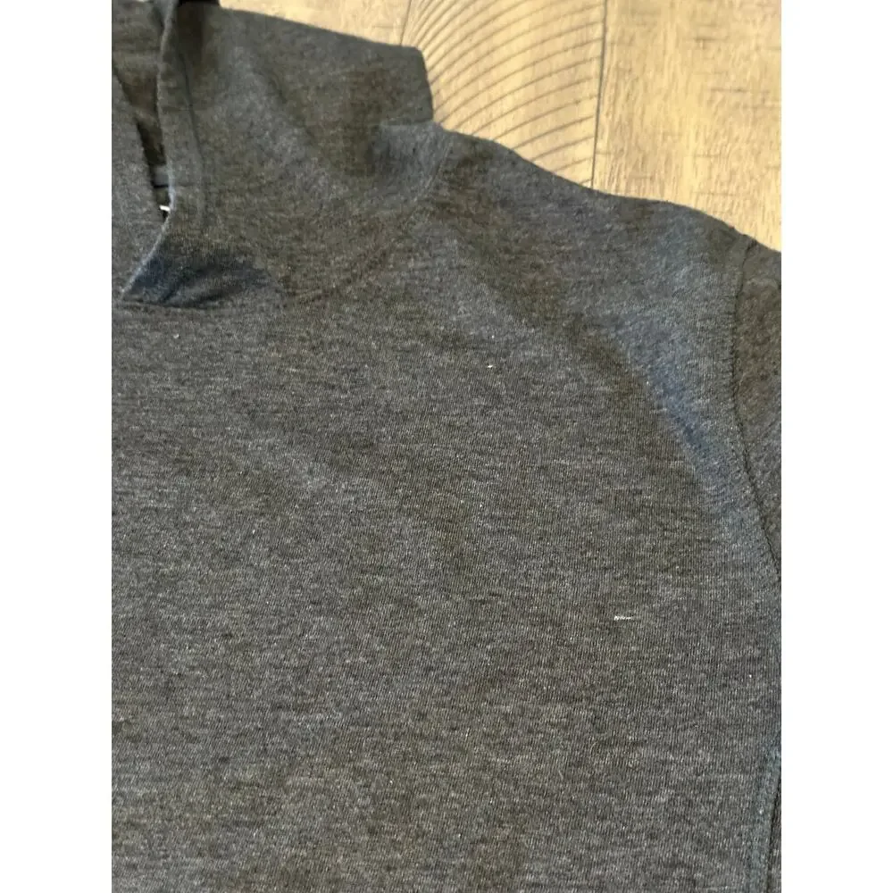 The North Face Pullover Hoodie Men's Large Dark Gray Heather LS Sweatshirt